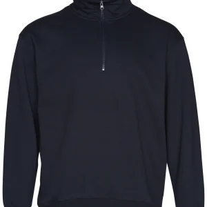 Spirit 1/2 Zip Fleecy Sweat Top - Navy